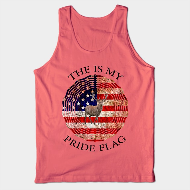 This Is My Pride Flag USA American 4th of July Patriotic Tank Top by KRMOSH